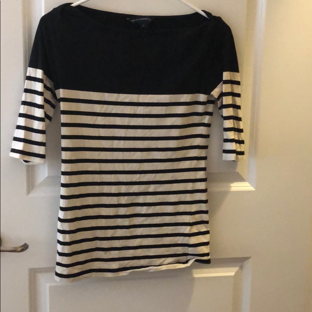 French Connection boat neck top